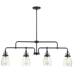 Generation Lighting - Belton Four Light Island Pendant (with Bulbs) - Lights Canada