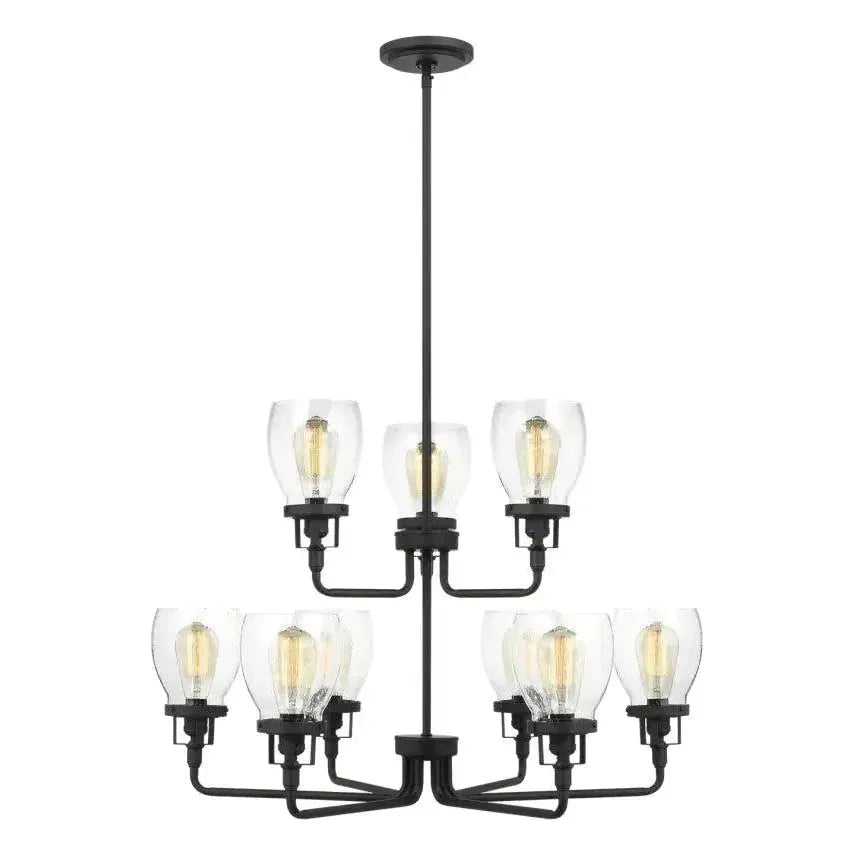 Generation Lighting - Belton 9-Light Up Chandelier (with Bulbs) - Lights Canada
