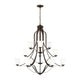 Generation Lighting - Emmons Twelve Light Chandelier (with Bulbs) - Lights Canada