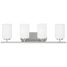 Generation Lighting - Oslo Four Light Wall / Bath (with Bulbs) - Lights Canada