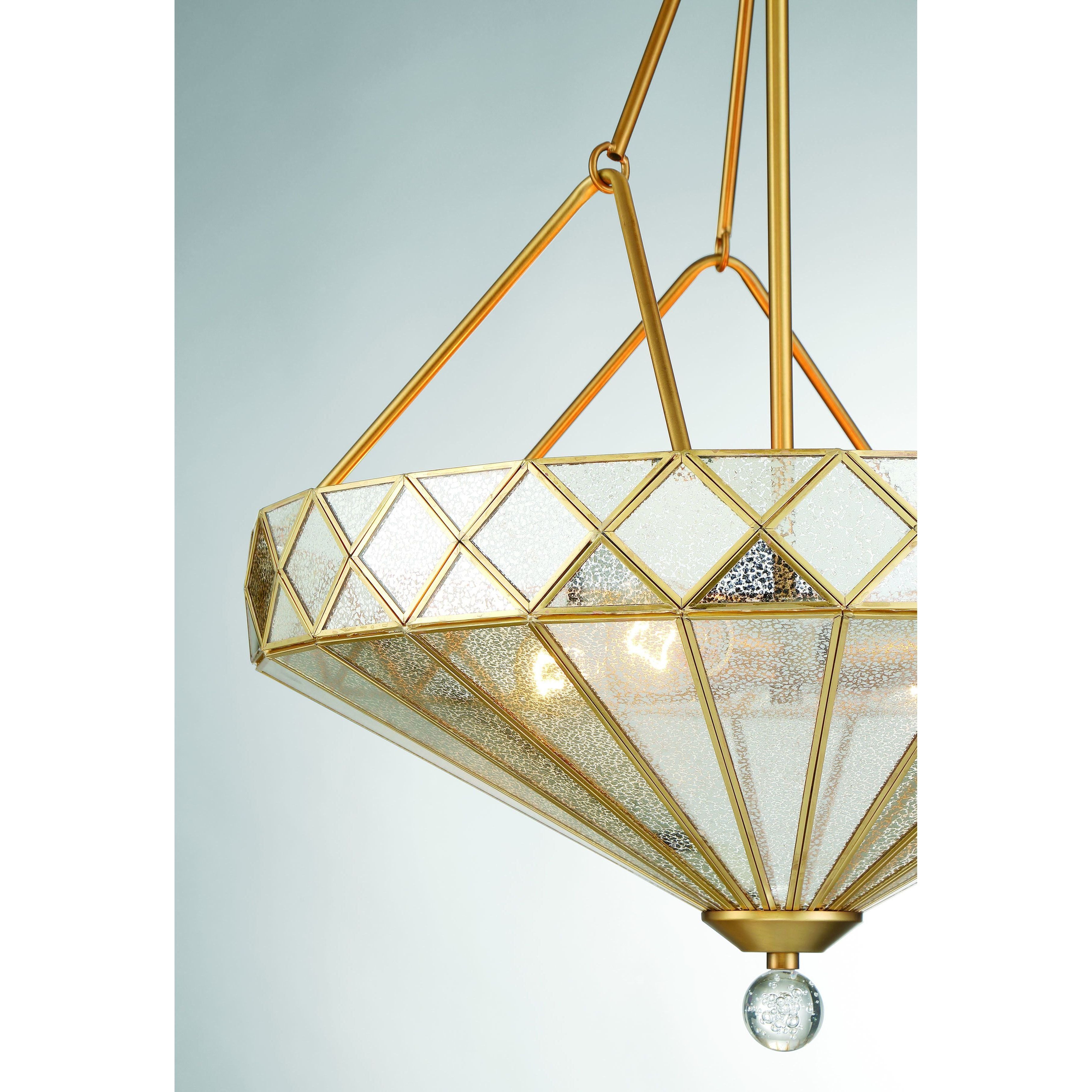 Savoy House - Baguette 4-Light Pendant - Lights Canada