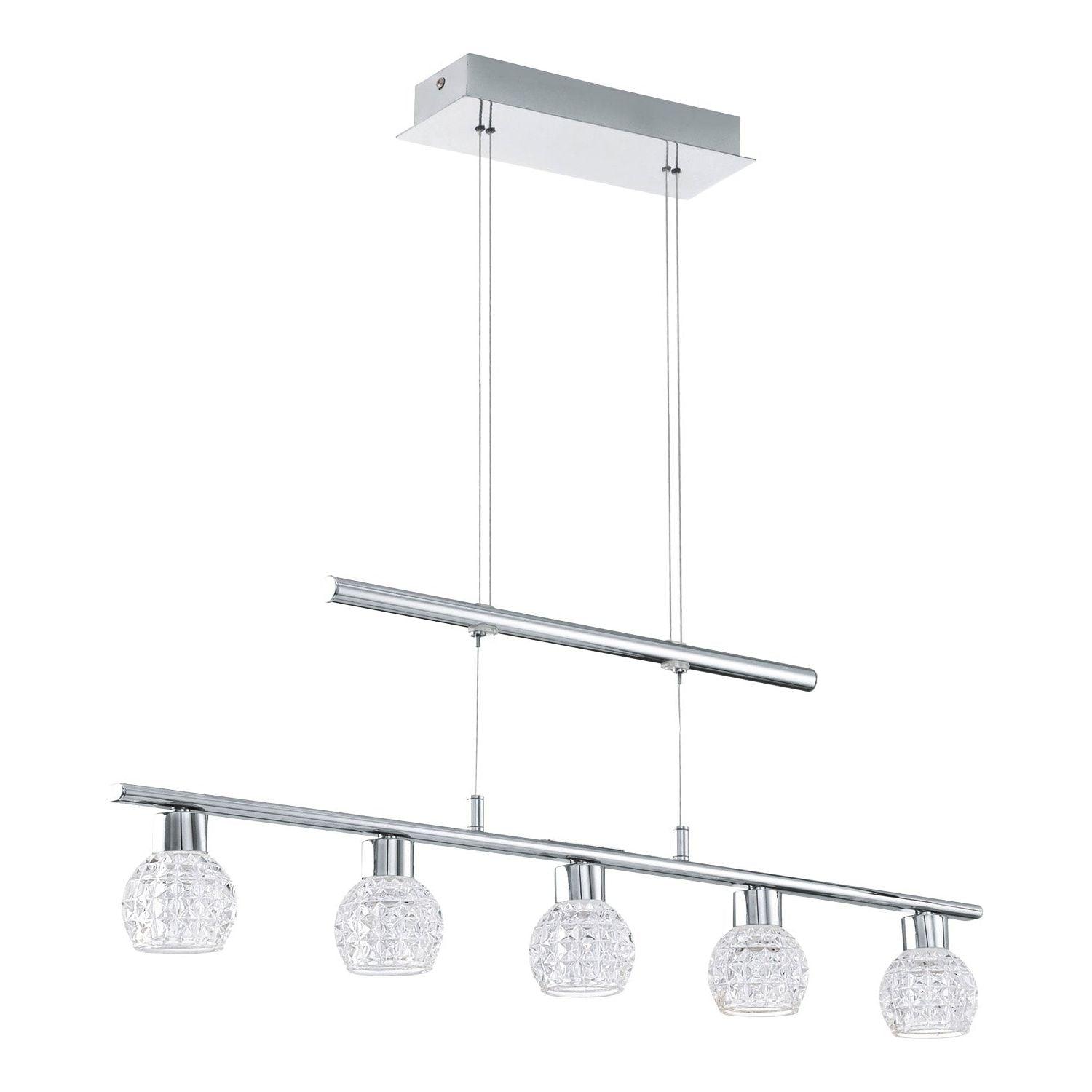 Eglo - Hania 5-Light LED Linear Suspension - Lights Canada