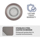 WAC Lighting - LED 2" 12V Round Low-Profile Top Inground Indicator Light with Hex Louver - Lights Canada