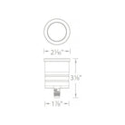 WAC Lighting - LED 2" 12V Round Low-Profile Top Inground Indicator Light with Hex Louver - Lights Canada