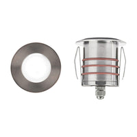 LED 2" 12V Round Beveled Top Inground Indicator Light