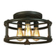 Eglo - Wymer Semi Flush Mount - Lights Canada