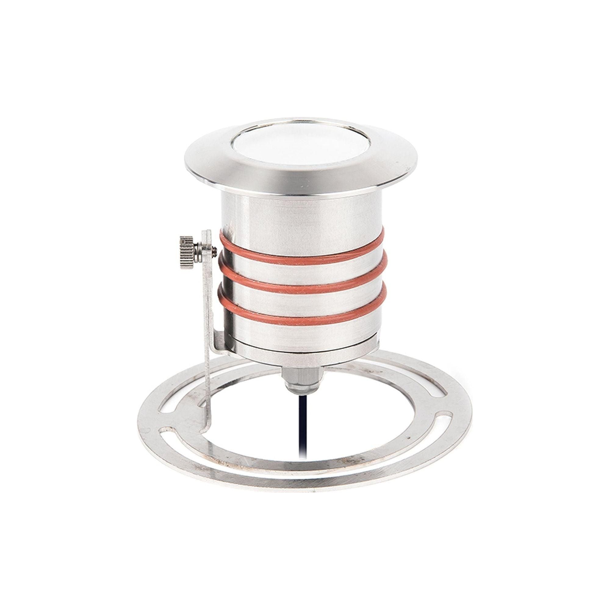 WAC Lighting - LED 2" 12V Round Beveled Top Submersible Indicator Light with Mounting Hardware - Lights Canada