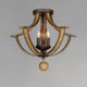 Basque 3-Light Semi-Flush Mount