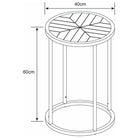 Canarm - Canarm Birkett Metal Side Table - Lights Canada