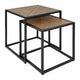 Canarm - Canarm Birkett Metal Set of 2 Side Tables - Lights Canada