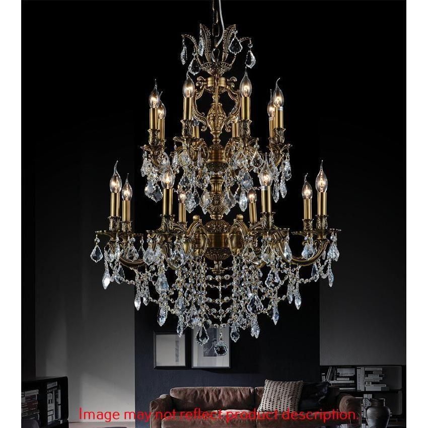 Brass Chandelier Antique Brass