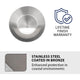 WAC Lighting - LED 2" 12V Round Beveled Half Circle Top Inground Indicator Light - Lights Canada