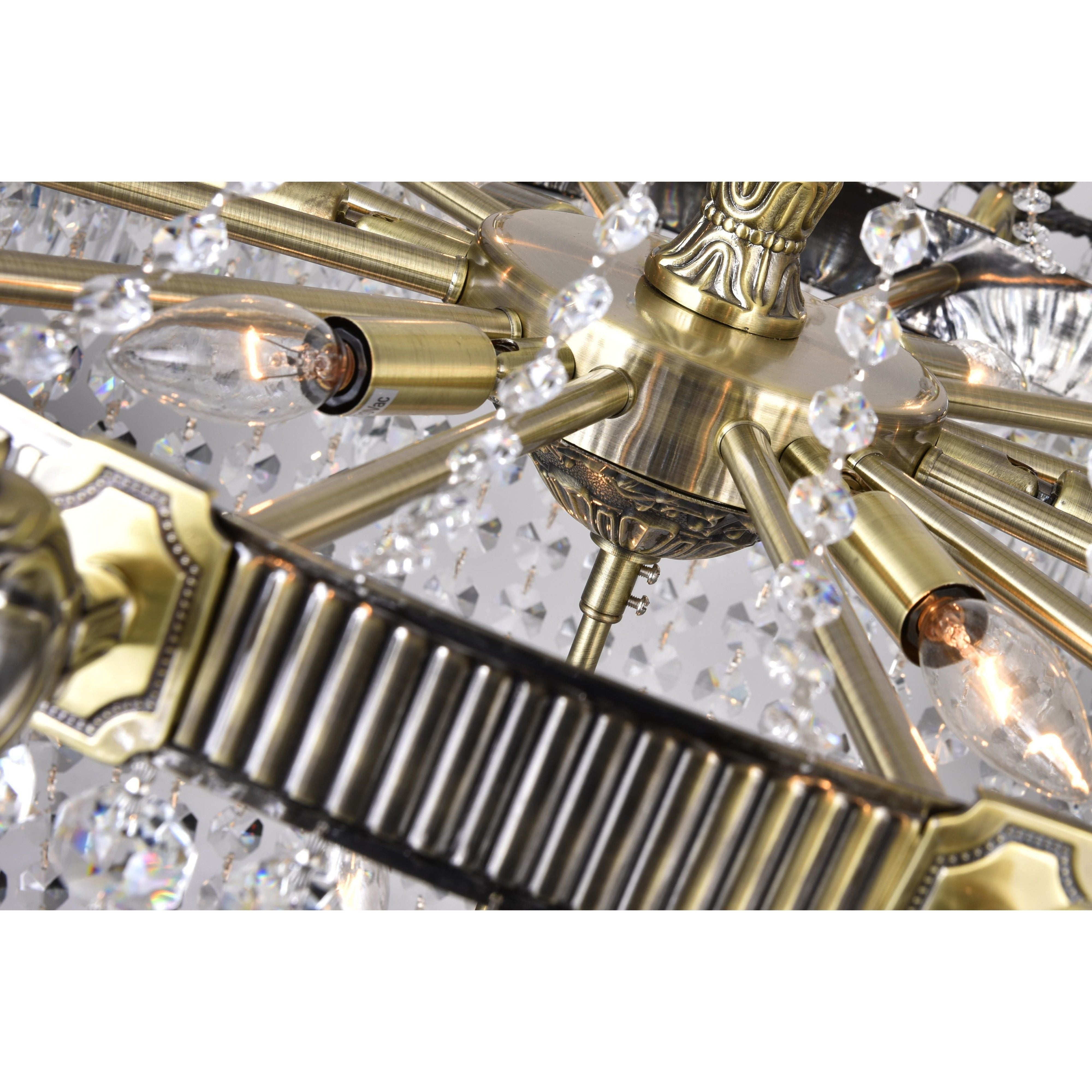 Brass Chandelier Antique Brass