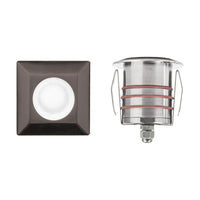 LED 2" 12V Square Beveled Top Inground Indicator Light