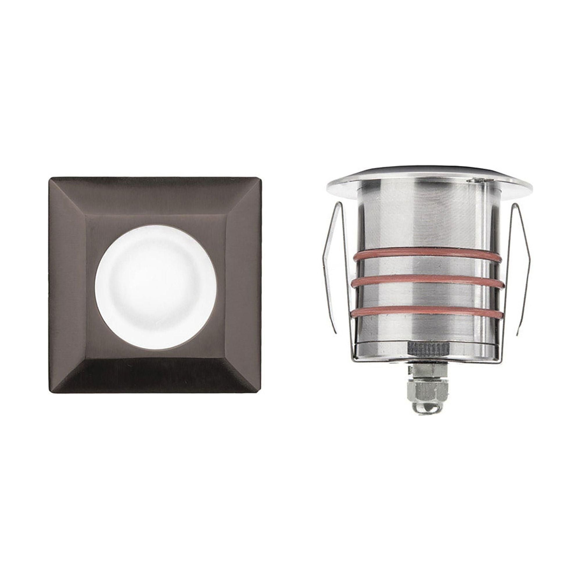 WAC Lighting - LED 2" 12V Square Beveled Top Inground Indicator Light - Lights Canada