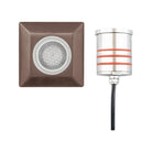 WAC Lighting - LED 2" 12V Square Beveled Top Inground Indicator Light with Hex Louver - Lights Canada
