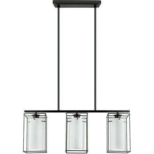 Eglo - Loncino 1 3-Light Linear Suspension - Lights Canada