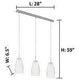 Eglo - Crash 3-Light Linear Suspension - Lights Canada