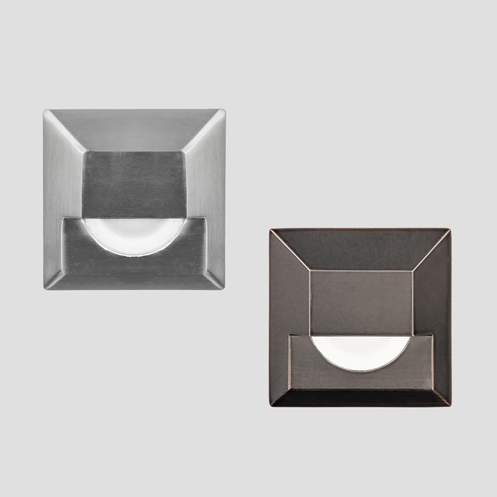 WAC Lighting - LED 2" 12V Square Beveled Half Square Top Inground Indicator Light - Lights Canada