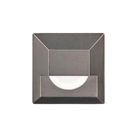 LED 2" 12V Square Beveled Half Square Top Inground Indicator Light