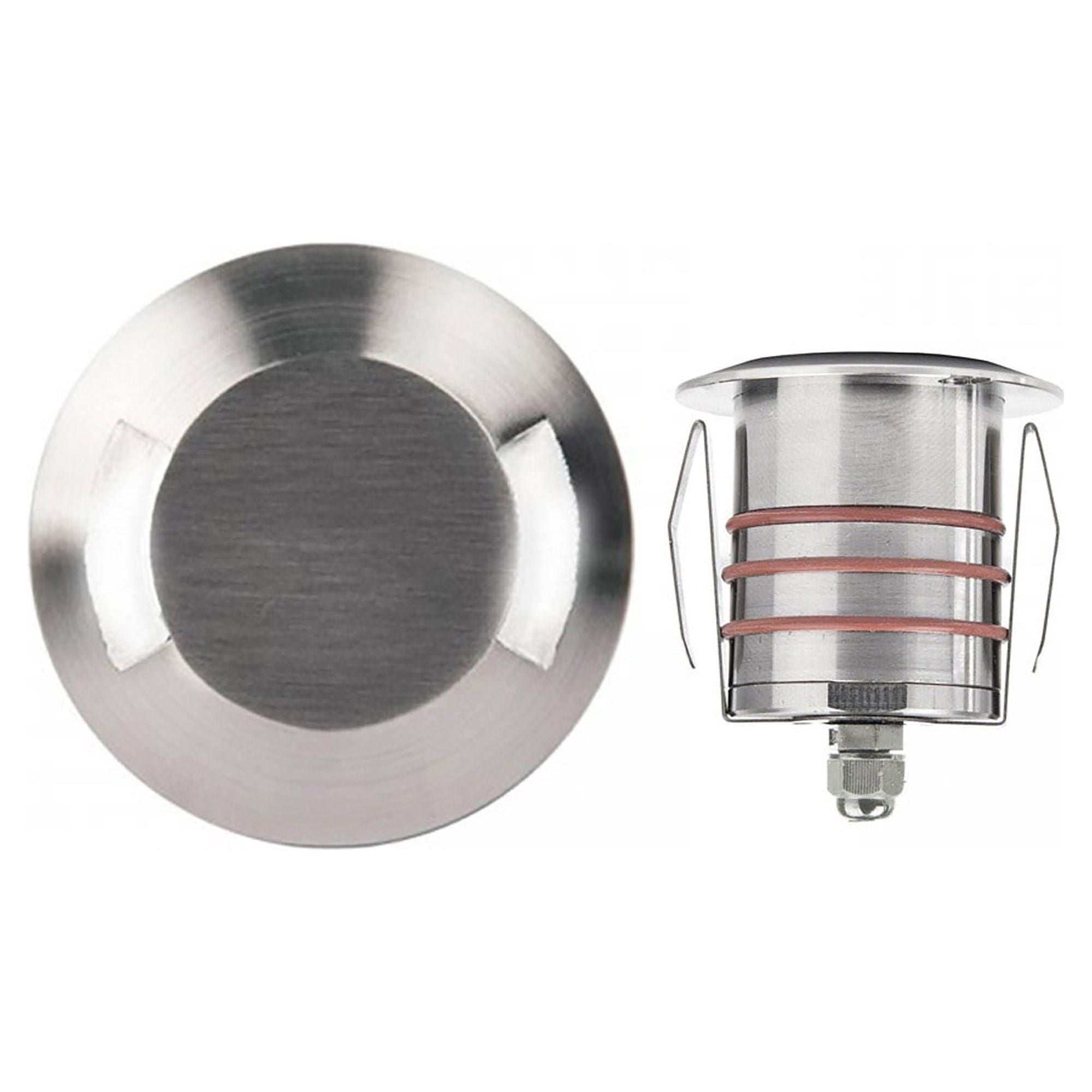 WAC Lighting - LED 2" 12V Round Beveled Bi-Directional Top Inground Indicator Light - Lights Canada
