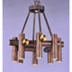 Tubular 9-Light LED Pendant