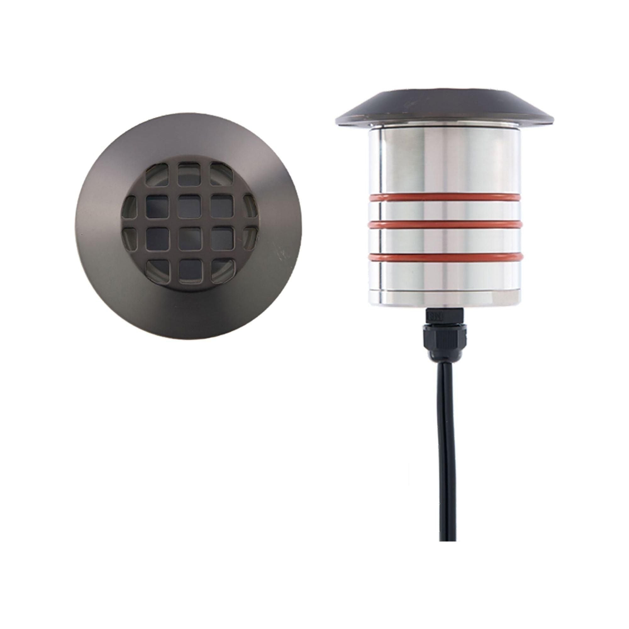 WAC Lighting - LED 2" 12V Round Louvered Top Inground Indicator Light - Lights Canada
