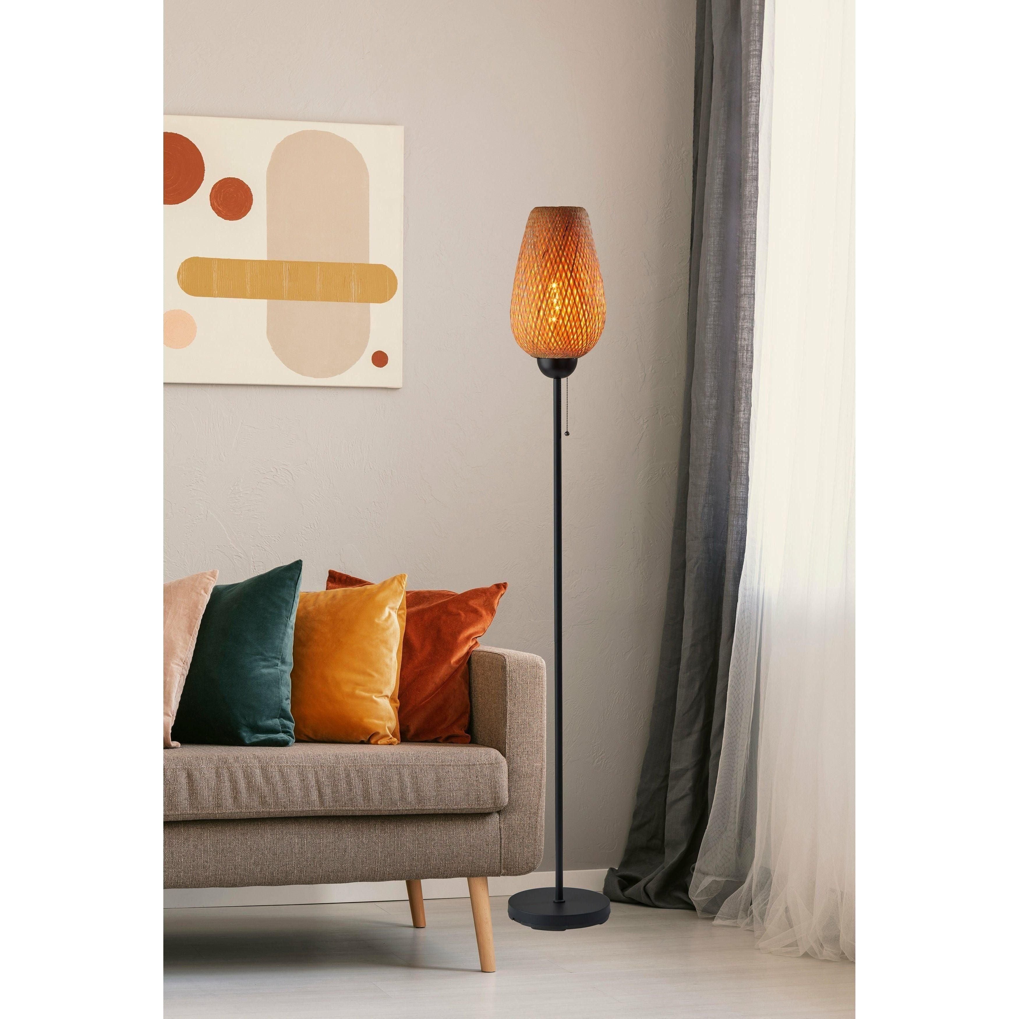 Adesso - Hugo Floor Lamp - Lights Canada