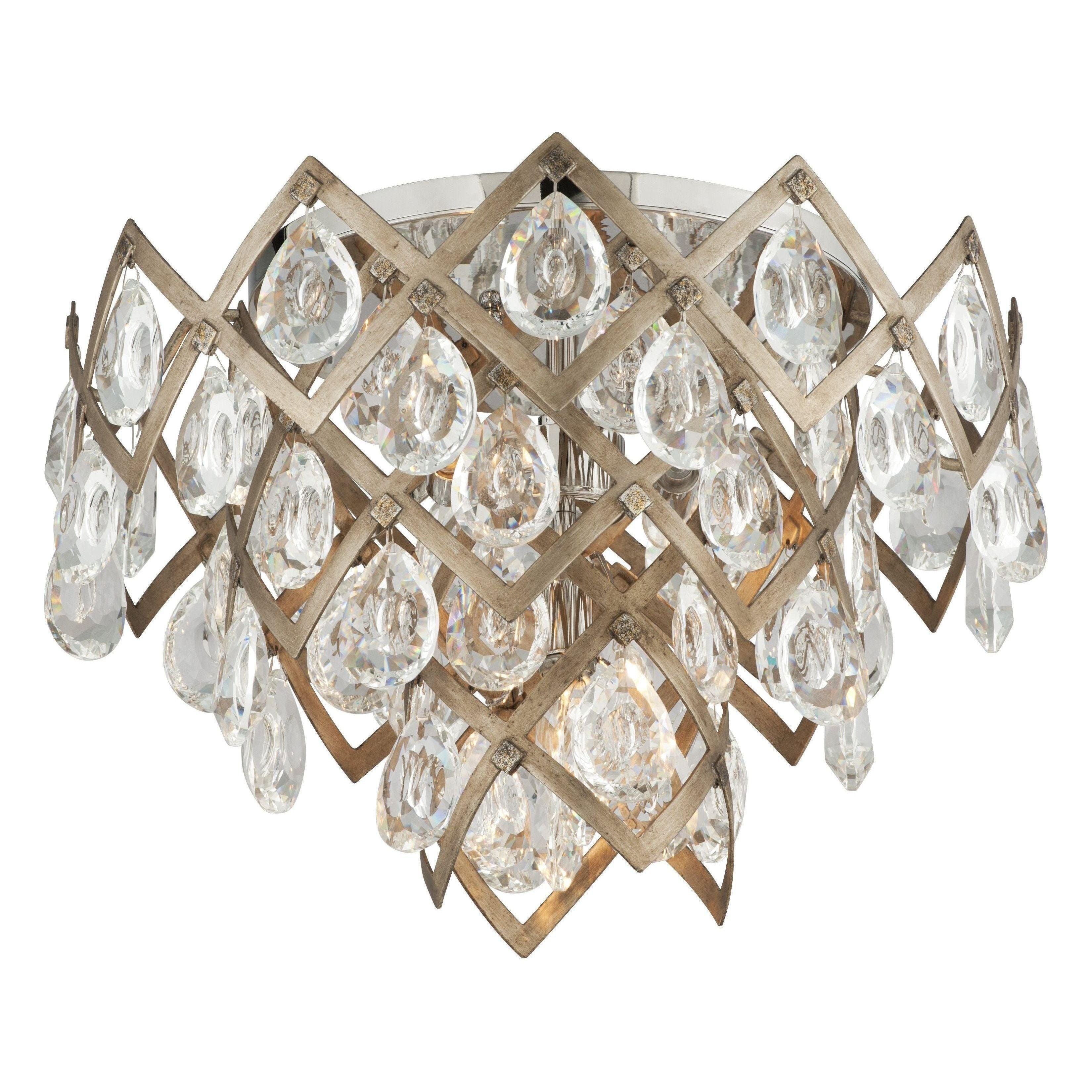 Corbett - Tiara Semi Flush Mount - Lights Canada