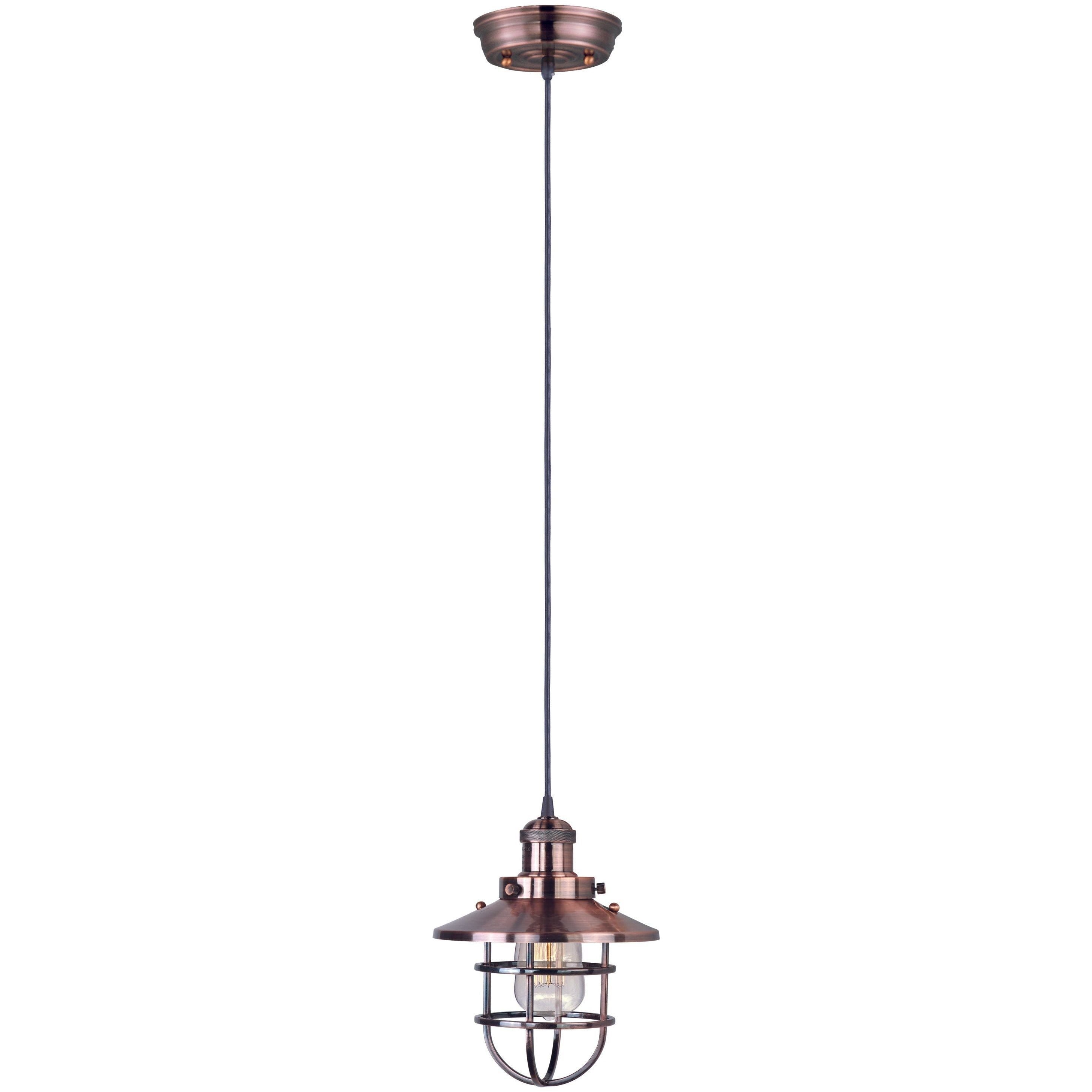 Mini Hi-Bay 1-Light Pendant Cord Hung