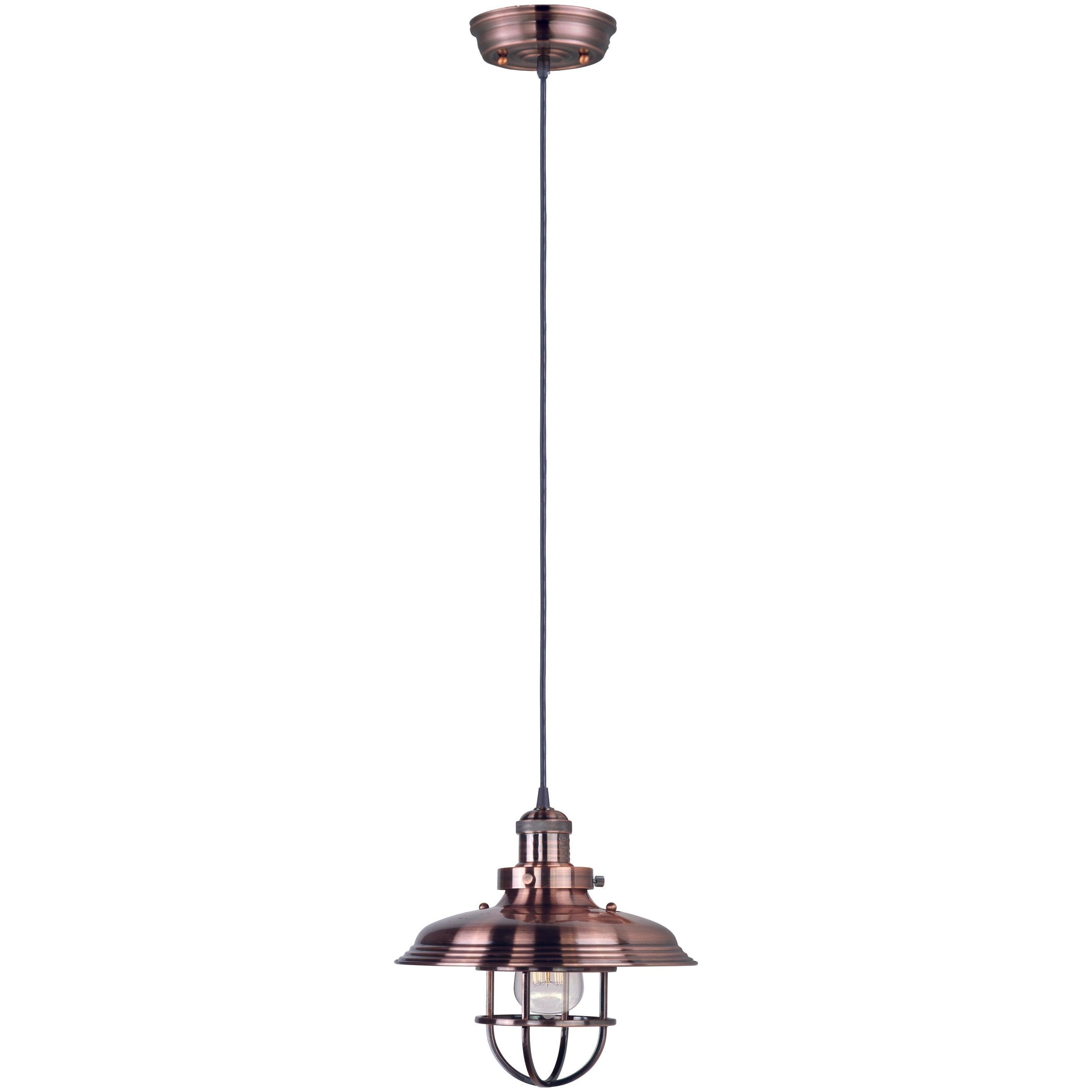 Mini Hi-Bay 1-Light Pendant Cord Hung