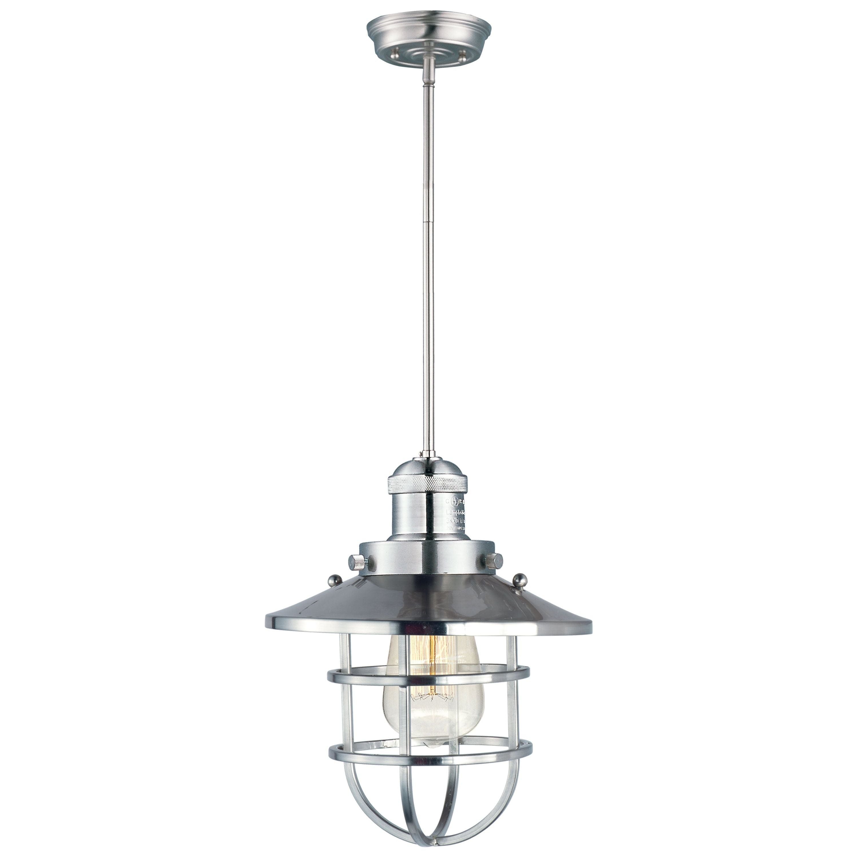 Mini Hi-Bay 1-Light Pendant Stem Hung