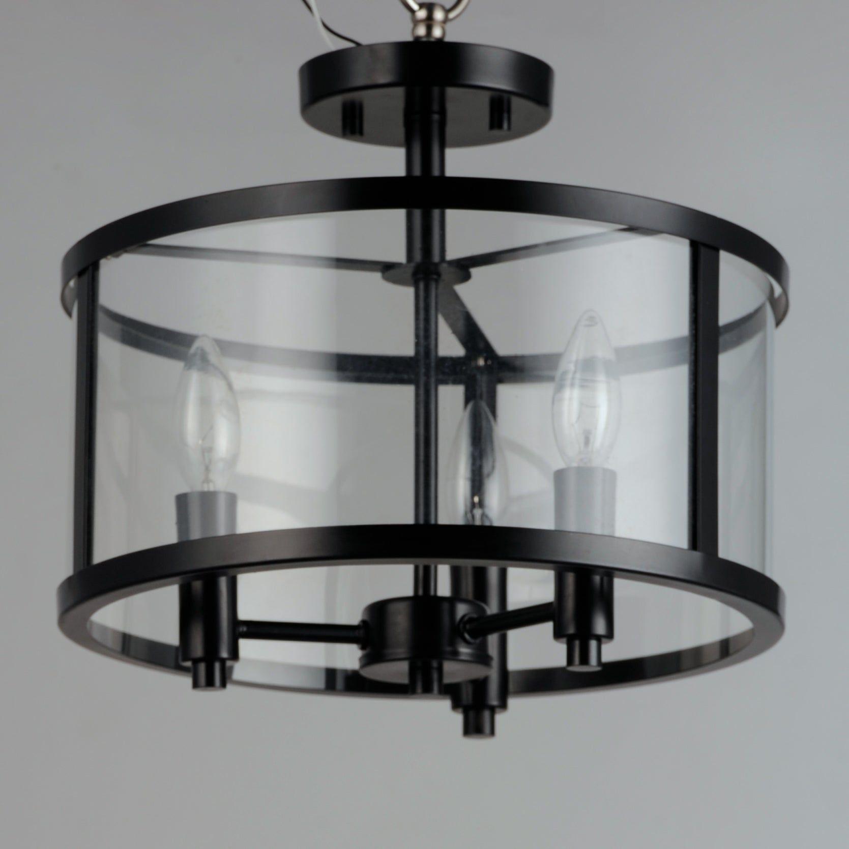 Maxim Lighting - Sentinel 3-Light Semi Flush Mount - Lights Canada