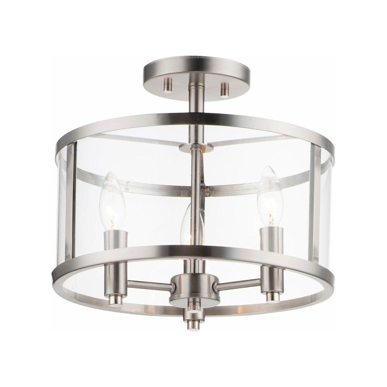 Maxim Lighting - Sentinel 3-Light Semi Flush Mount - Lights Canada