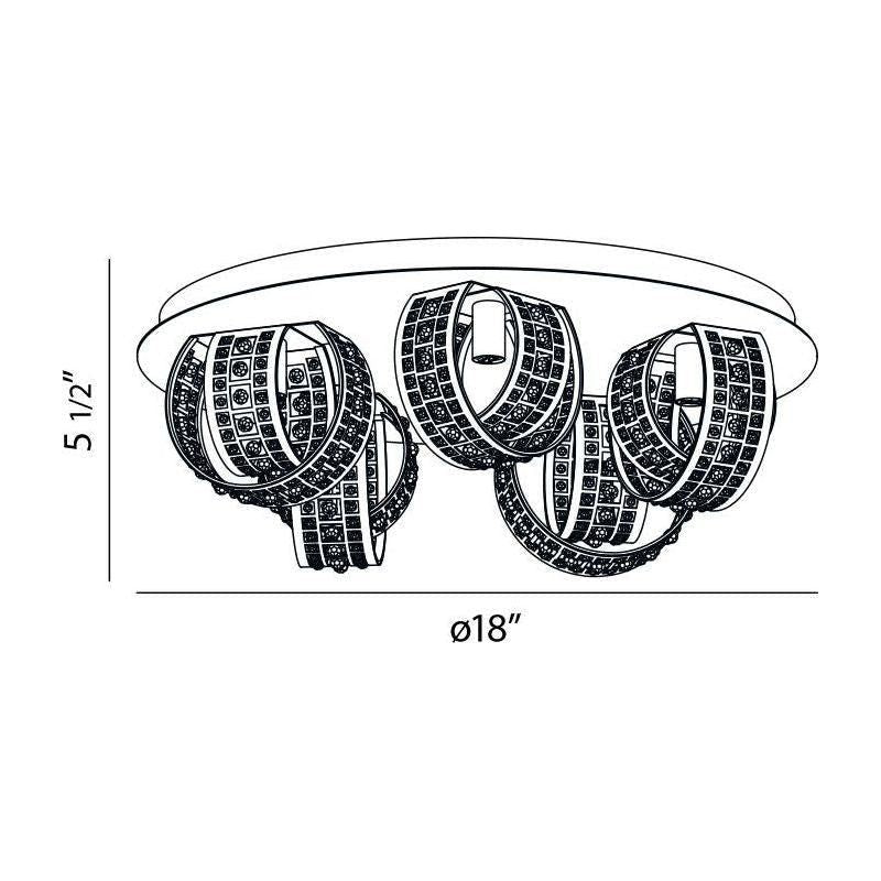 Eurofase - Yorkville Flush Mount - Lights Canada