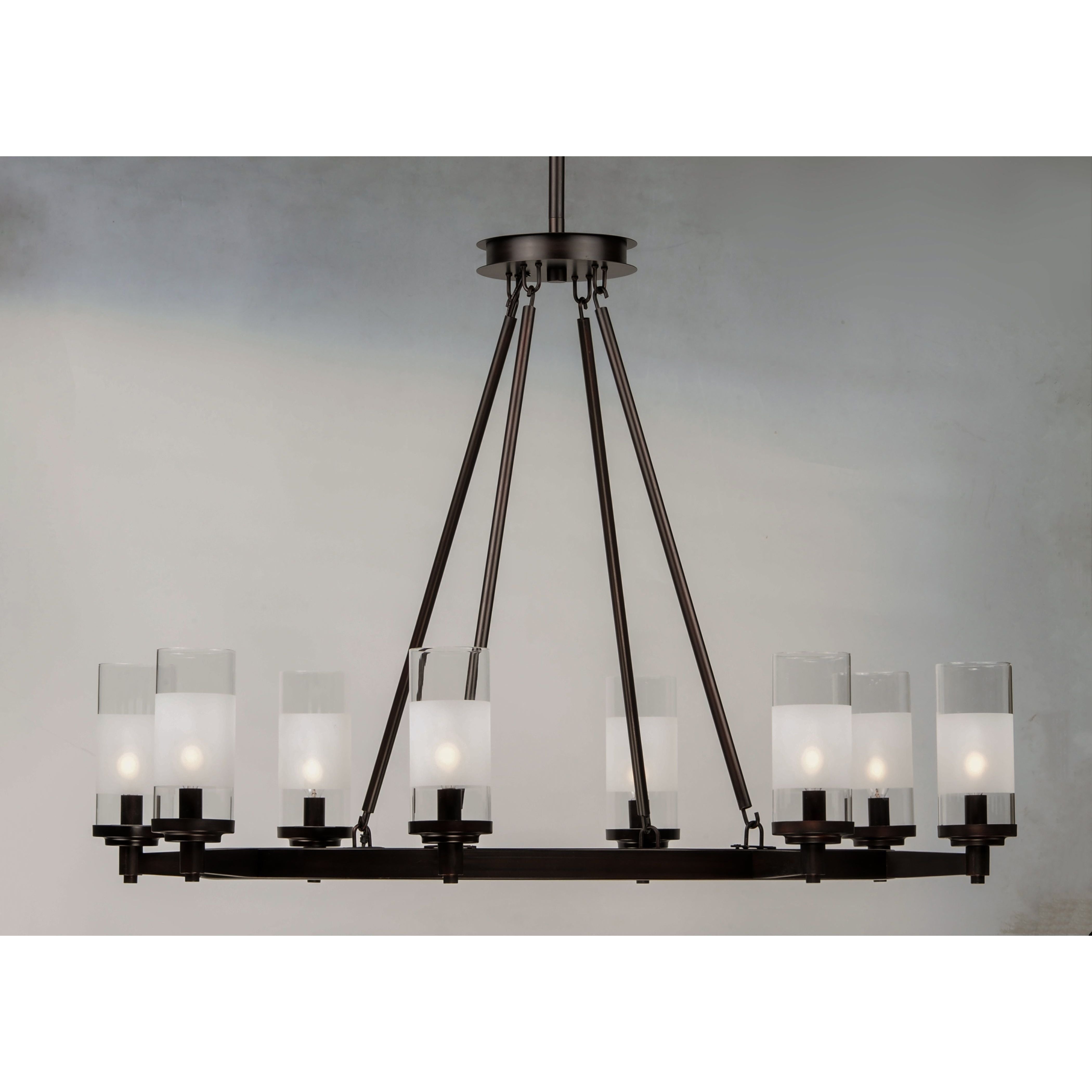 Crescendo 8-Light Oval Chandelier