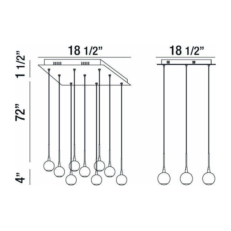 Eurofase - Patruno Chandelier - Lights Canada