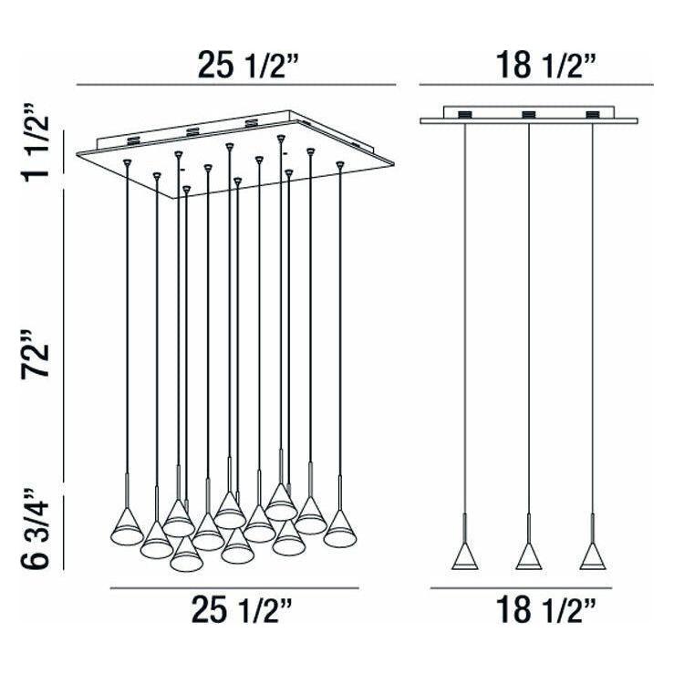 Eurofase - Albion Chandelier - Lights Canada