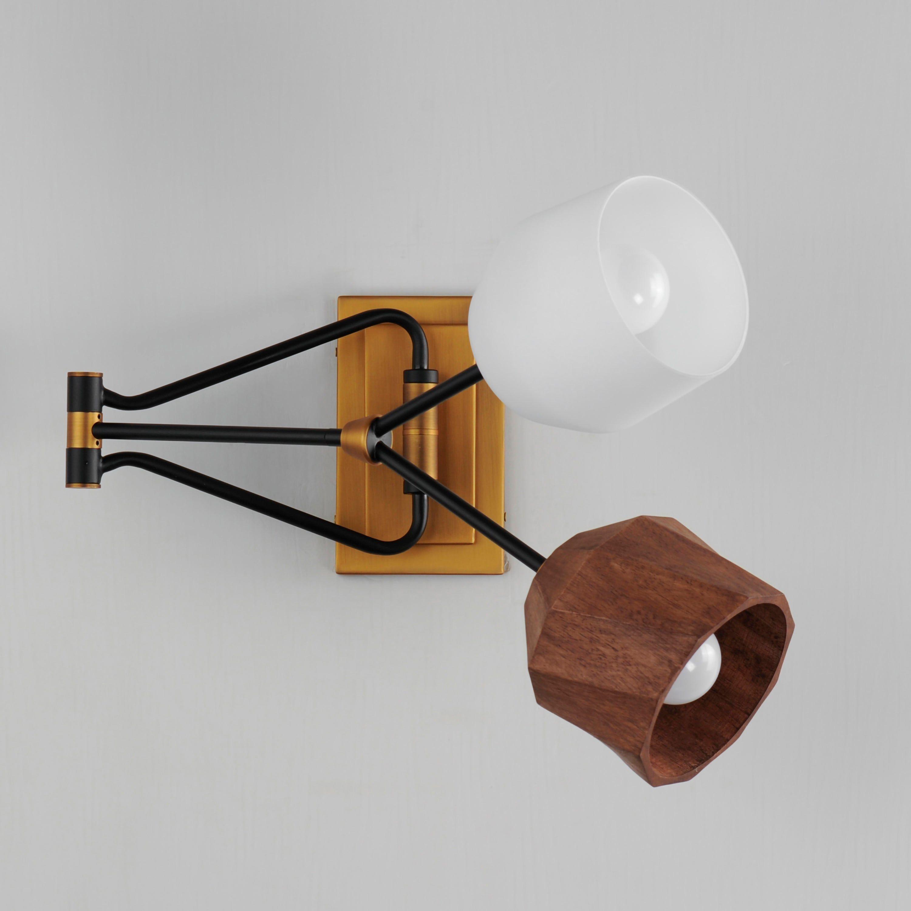 Akimbo 2-Light Swing Arm Wall Sconce