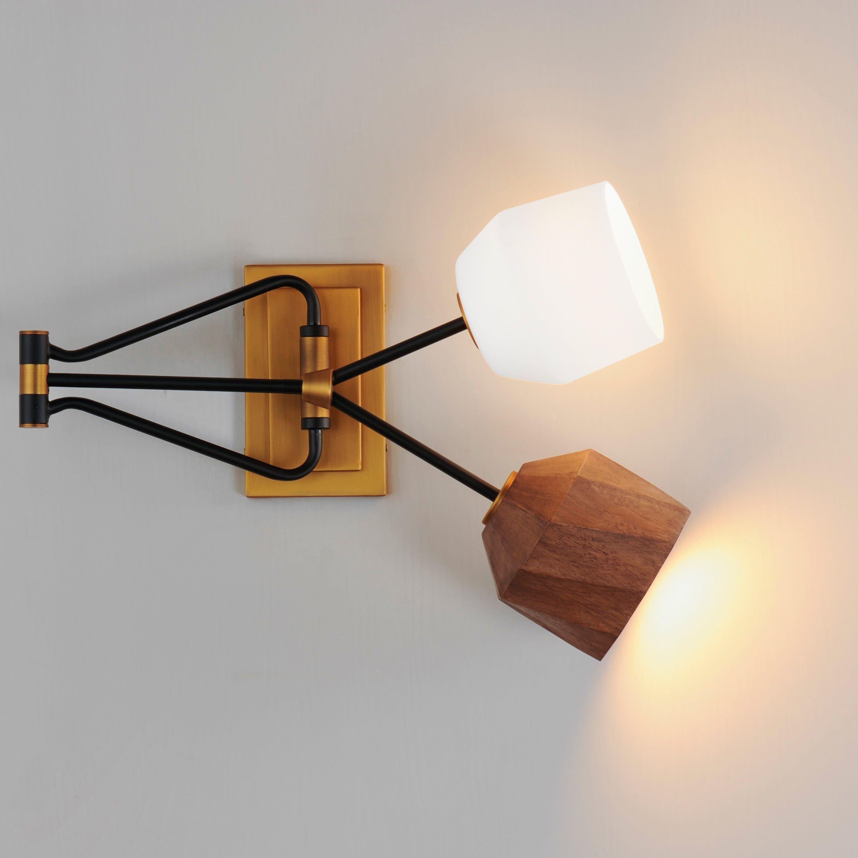 Akimbo 2-Light Swing Arm Wall Sconce