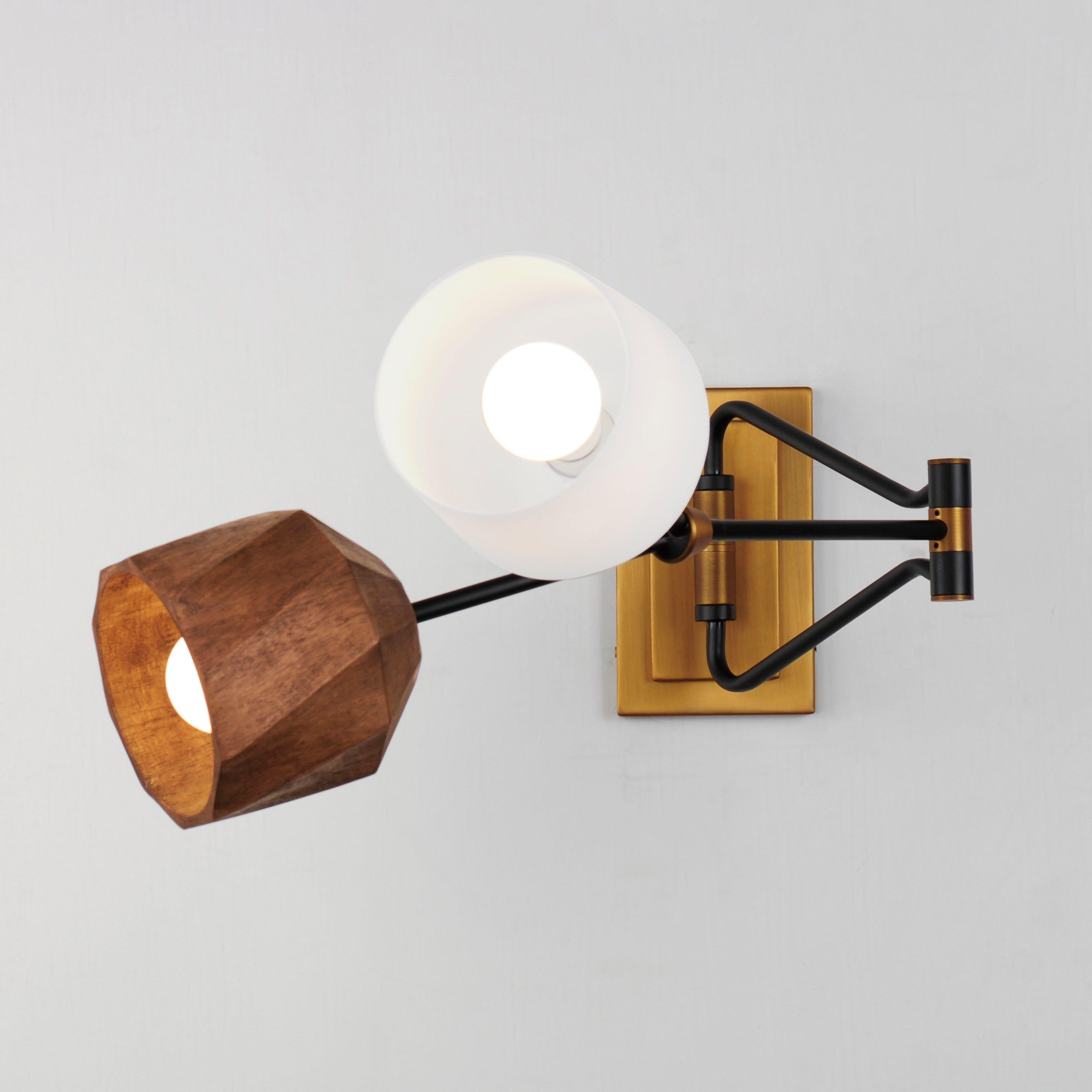 Akimbo 2-Light Swing Arm Wall Sconce