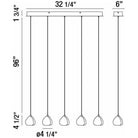 Eurofase - Lucido Chandelier - Lights Canada