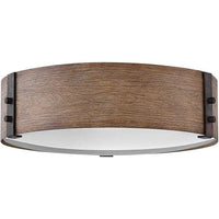 Sawyer Medium Flush Mount with LED Bulbs