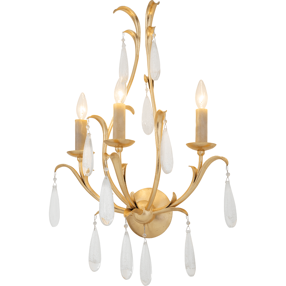 Corbett - Corbett Prosecco 3 Light Wall Sconce - Lights Canada