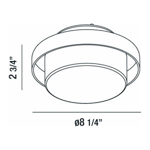 Eurofase - Logen Flush Mount - Lights Canada