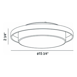 Eurofase - Logen Flush Mount - Lights Canada