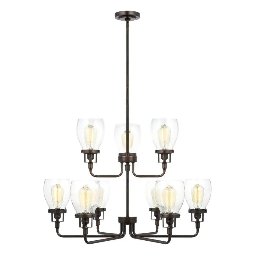 Generation Lighting - Belton Nine Light Up Chandelier - Lights Canada