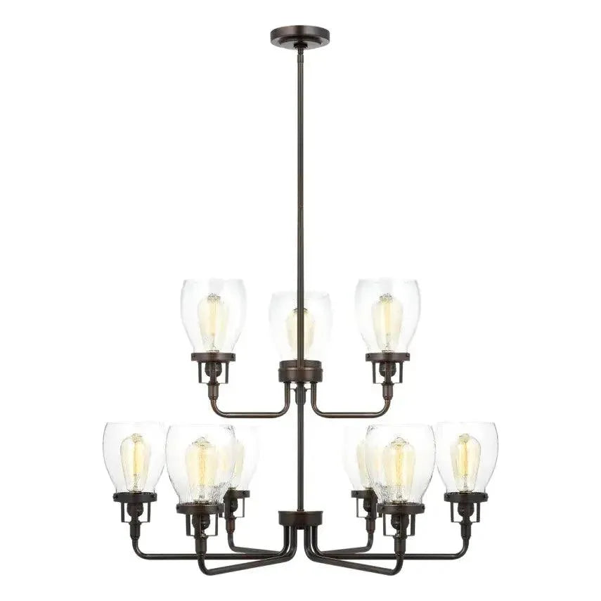 Generation Lighting - Belton Nine Light Up Chandelier - Lights Canada