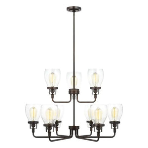 Generation Lighting - Belton Nine Light Up Chandelier - Lights Canada