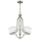 Generation Lighting - Emmons Five Light Chandelier (with Bulbs) - Lights Canada